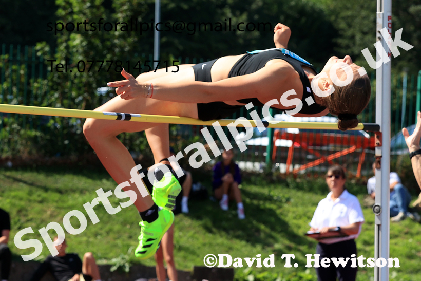 Heptathlon high jump, 2025 EAP International Combined Events, Hexham, Northumberland.  Photo: David T. Hewitson/Sports for All Pics